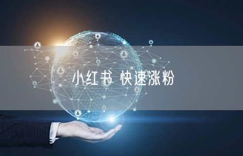 小红书 快速涨粉