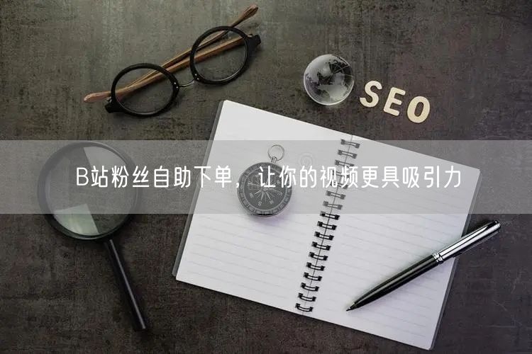 B站粉丝自助下单，让你的视频更具吸引力