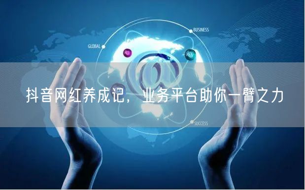 抖音网红养成记，业务平台助你一臂之力