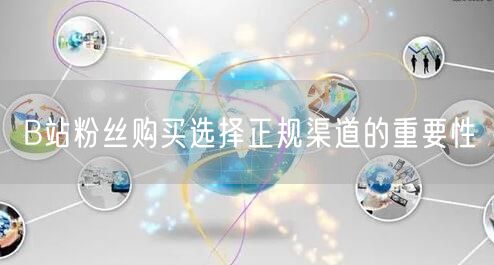 B站粉丝购买选择正规渠道的重要性