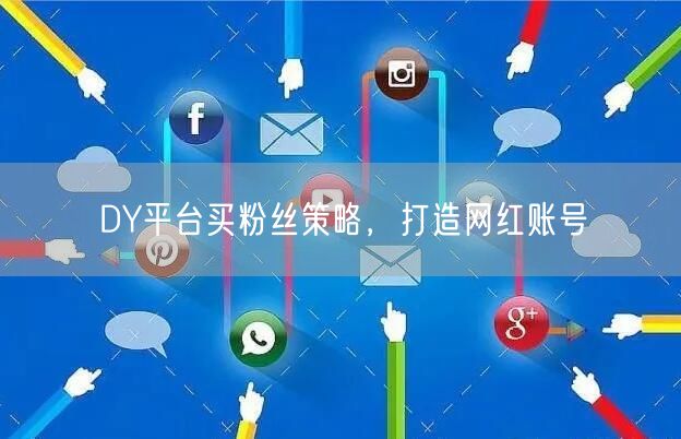 DY平台买粉丝策略，打造网红账号