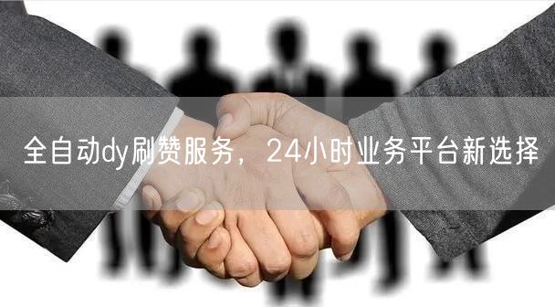 全自动dy刷赞服务，24小时业务平台新选