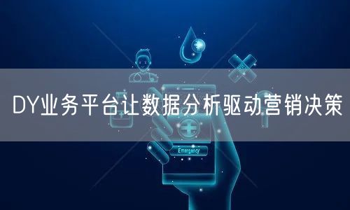 DY业务平台让数据分析驱动营销决策