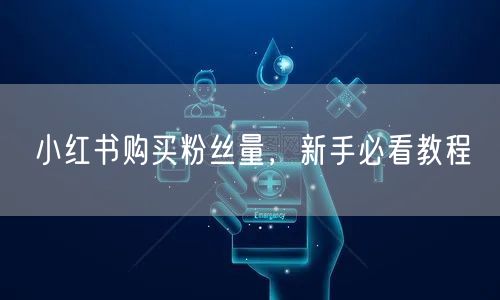 小红书购买粉丝量，新手必看教程