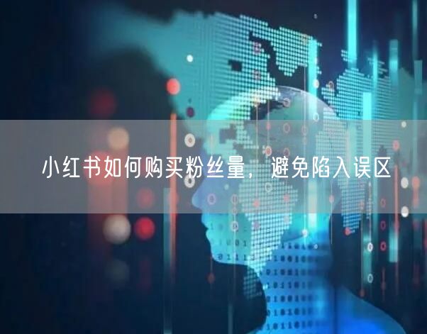 小红书如何购买粉丝量，避免陷入误区