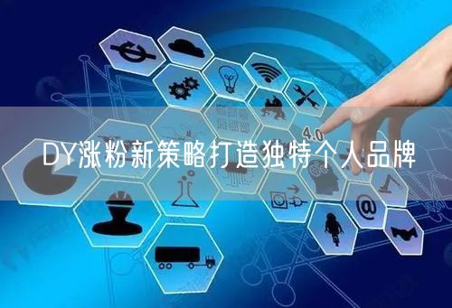 DY涨粉新策略打造独特个人品牌