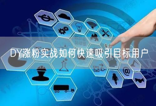 DY涨粉实战如何快速吸引目标用户