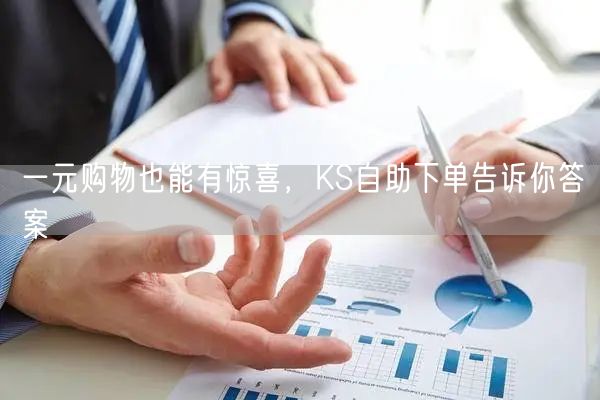 一元购物也能有惊喜，KS自助下单告诉你答