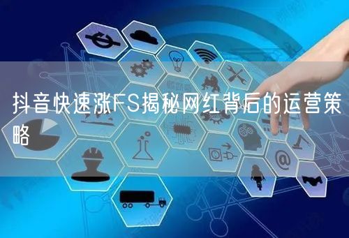 抖音快速涨FS揭秘网红背后的运营策略