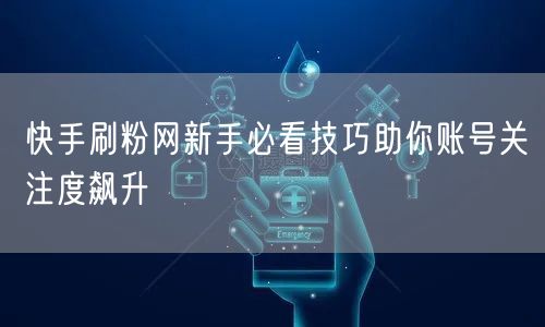 快手刷粉网新手必看技巧助你账号关注度飙升