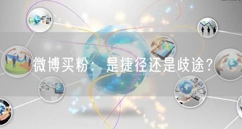 微博买粉：是捷径还是歧途？