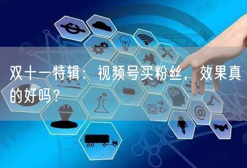双十一特辑：视频号买粉丝，效果真的好吗？