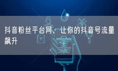 抖音粉丝平台网，让你的抖音号流量飙升